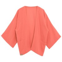 Knit Factory | Elva Kimono Kurz Sunset Orange - 36/42