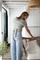 Knit Factory | Dani Wickeltop Woolwhite - 36/42 | Weiß