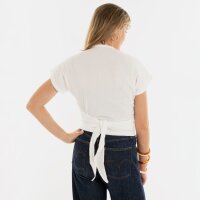 Knit Factory | Dani Wickeltop Woolwhite - 36/42 | Weiß