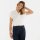 Knit Factory | Dani Wickeltop Woolwhite - 36/42 | Weiß
