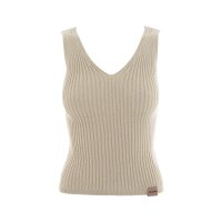 Knit Factory | Layla Gestricktes Top Leinen - 36/38 | Braun