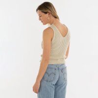 Knit Factory | Layla Gestricktes Top Leinen - 36/38 | Braun