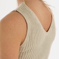 Knit Factory | Layla Gestricktes Top Leinen - 36/38 | Braun