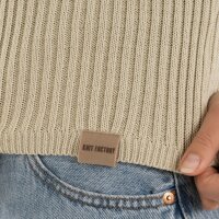 Knit Factory | Layla Gestricktes Top Leinen - 36/38 | Braun