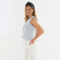 Knit Factory | Lumi Strickweste Serein Blue - 40/42 | Hellblau