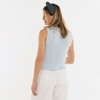 Knit Factory | Lumi Strickweste Serein Blue - 40/42 | Hellblau