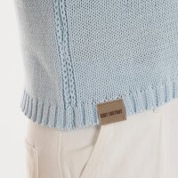 Knit Factory | Lumi Strickweste Serein Blue - 40/42 | Hellblau