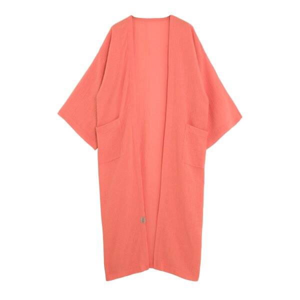 Knit Factory | Elva Kimono Lang Sunset Orange - 36/42