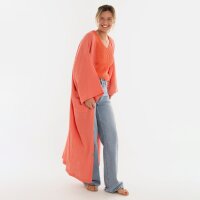 Knit Factory | Elva Kimono Lang Sunset Orange - 36/42