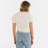 Knit Factory | Dani Wickeltop Ecru - 36/42 | Beige
