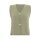 Knit Factory | Lumi Strickweste Olive Mist - 36/38 | Grün