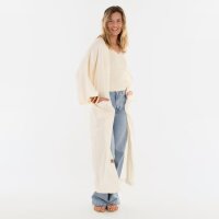 Knit Factory | Elva Kimono Lang Ecru - 36/42 | Beige