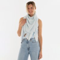 Knit Factory | Liv Dreieckstuch Serein Blue | Hellblau | 190x85 cm