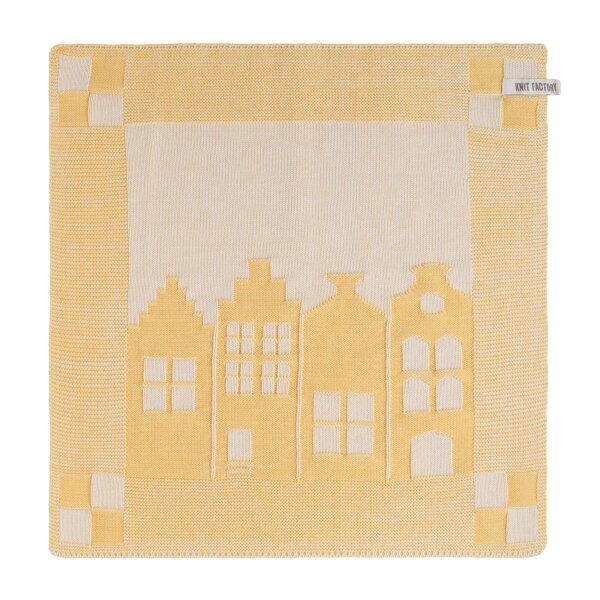 Knit Factory | Küchentuch House Ecru/Gold | Beige;Gold | 50x50 cm