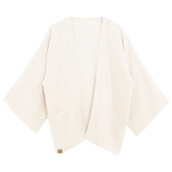 Knit Factory | Elva Kimono Kurz Ecru - 36/42 | Beige
