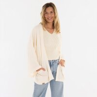 Knit Factory | Elva Kimono Kurz Ecru - 36/42 | Beige