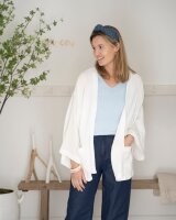 Knit Factory | Elva Kimono Kurz Ecru - 36/42 | Beige