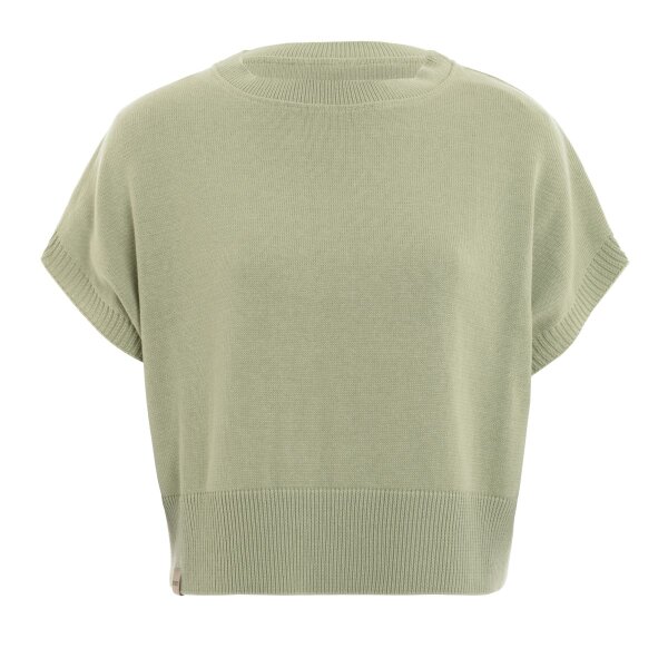 Knit Factory | Casy Strickpullover Olive Mist - 40/42 | Grün