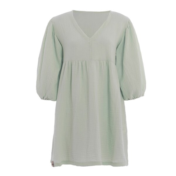 Knit Factory | Drew Kleid Olive Mist - 36/38 | Grün