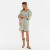 Knit Factory | Drew Kleid Olive Mist - 36/38 | Grün