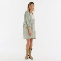 Knit Factory | Drew Kleid Olive Mist - 36/38 | Grün
