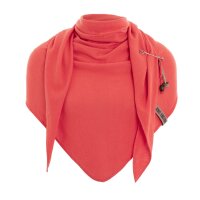 Knit Factory | Lola Dreieckstuch Sunset Orange | 190x85 cm