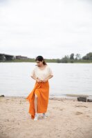 Knit Factory | Liv Pareo - XL Musselintuch - Strandtuch Olive Mist | Grün | 180x130 cm