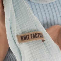 Knit Factory | Liv Schal Serein Blue | Hellblau | 200x40 cm