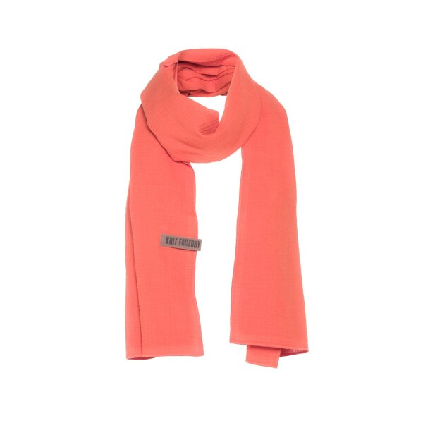 Knit Factory | Liv Schal Sunset Orange | 200x40 cm