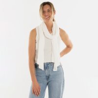 Knit Factory | Liv Schal Woolwhite | Weiß | 200x40 cm