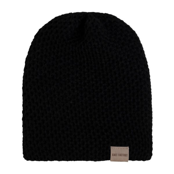 Knit Factory | Enya Mütze Schwarz | One Size