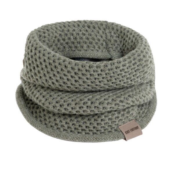 Knit Factory | Enya Rundschal Urban Green | Grün | One Size