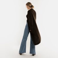Knit Factory | Marlo Lange Strickjacke Dunkelbraun - 36/38