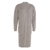 Knit Factory | Marlo Lange Strickjacke Iced Clay - 40/42...