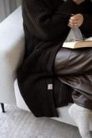 Knit Factory | Marlo Lange Strickjacke Iced Clay - 40/42 | Hellgrau