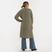 Knit Factory | Marlo Lange Strickjacke Urban Green - 40/42 | Grün