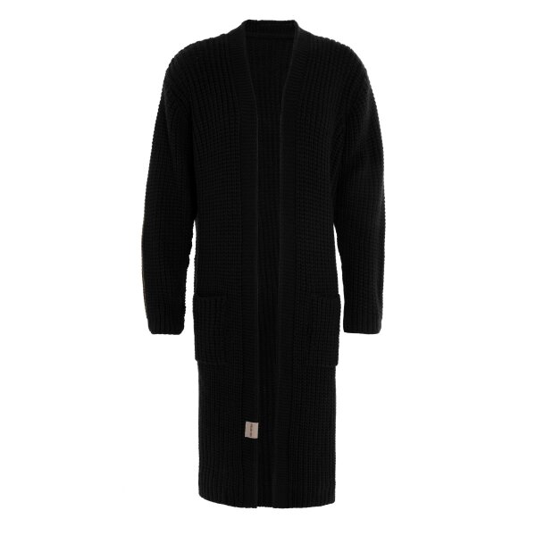 Knit Factory | Marlo Lange Strickjacke Schwarz - 36/38