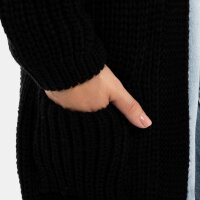 Knit Factory | Marlo Lange Strickjacke Schwarz - 36/38