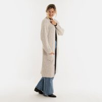 Knit Factory | Marlo Lange Strickjacke Beige - 40/42