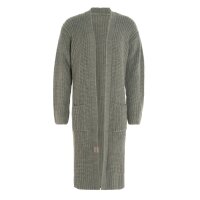 Knit Factory | Marlo Lange Strickjacke Urban Green -...