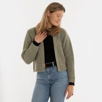 Knit Factory | Marlo Kurze Strickjacke Urban Green - 36/38 | Grün