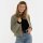 Knit Factory | Marlo Kurze Strickjacke Urban Green - 36/38 | Grün