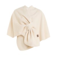 Knit Factory | Lina Wickelweste Ecru | Creme | One Size