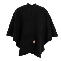 Knit Factory | Lina Wickelweste Schwarz | One Size