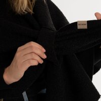 Knit Factory | Lina Wickelweste Schwarz | One Size