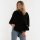 Knit Factory | Lina Wickelweste Schwarz | One Size