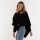 Knit Factory | Lina Wickelweste Schwarz | One Size