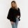 Knit Factory | Lina Wickelweste Schwarz | One Size