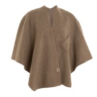 Knit Factory | Lina Wickelweste Taupe | Braun | One Size