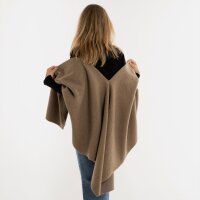 Knit Factory | Lina Wickelweste Taupe | Braun | One Size